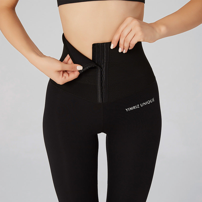 High Waist Belly Shaping Fitness Pants - Wicked Vixsin