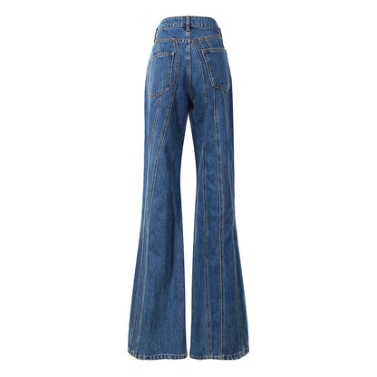 Flared High-Waisted Jeans - Wicked Vixsin