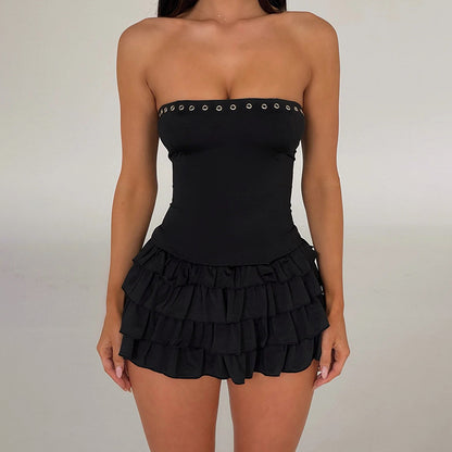 Tube Top Sexy Backless Slim Fit Dress