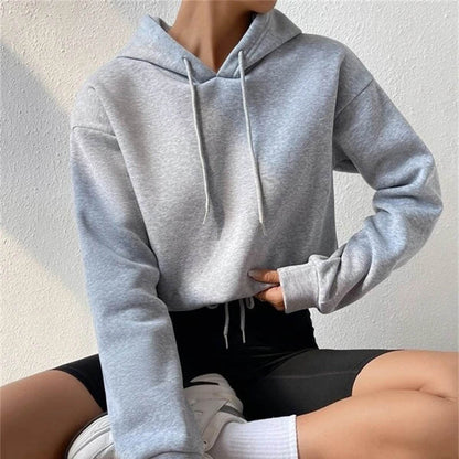 Hooded Pullover Sweatshirt - Loose Fit Cozy Top - Wicked Vixsin