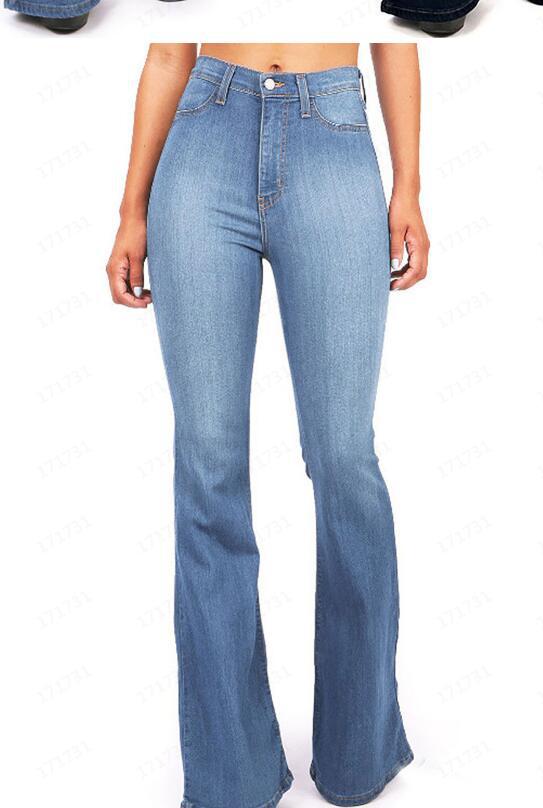 High Waist Flared Jeans - Wicked Vixsin