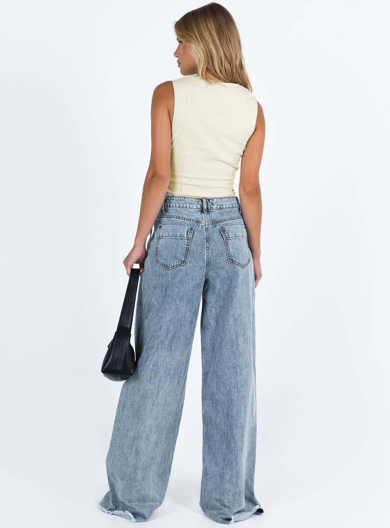 Regular Rise Wide Leg Jeans - Wicked Vixsin