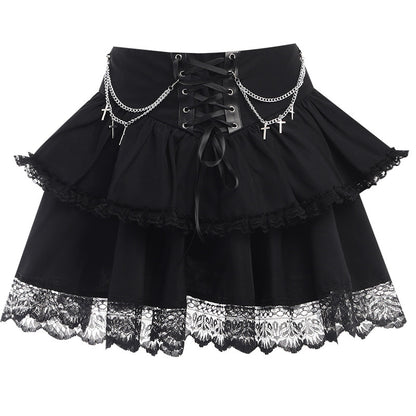 Black overskirt