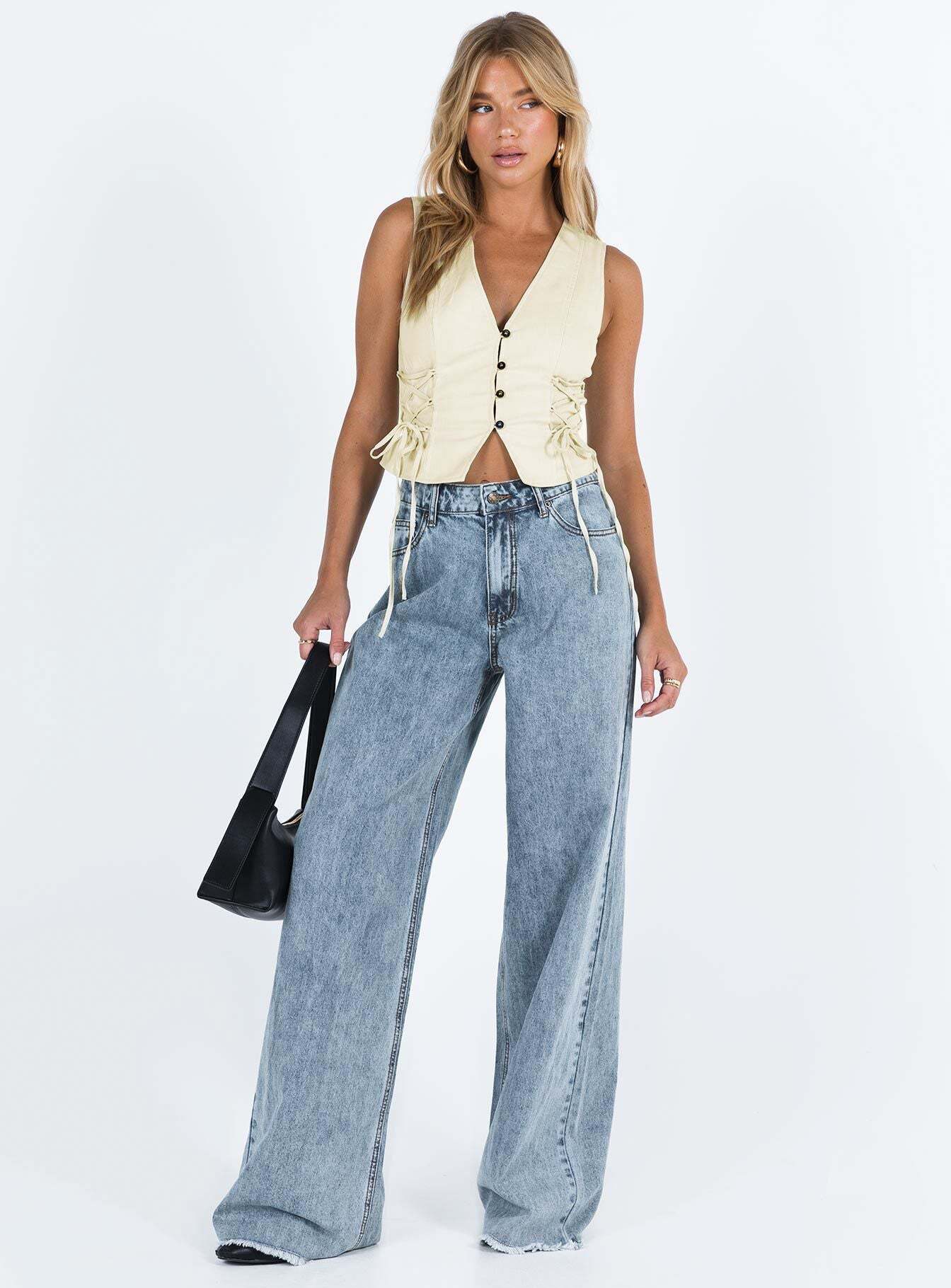 Regular Rise Wide Leg Jeans - Wicked Vixsin