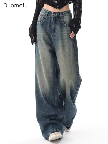 High Waisted Jeans Baggy - Wicked Vixsin