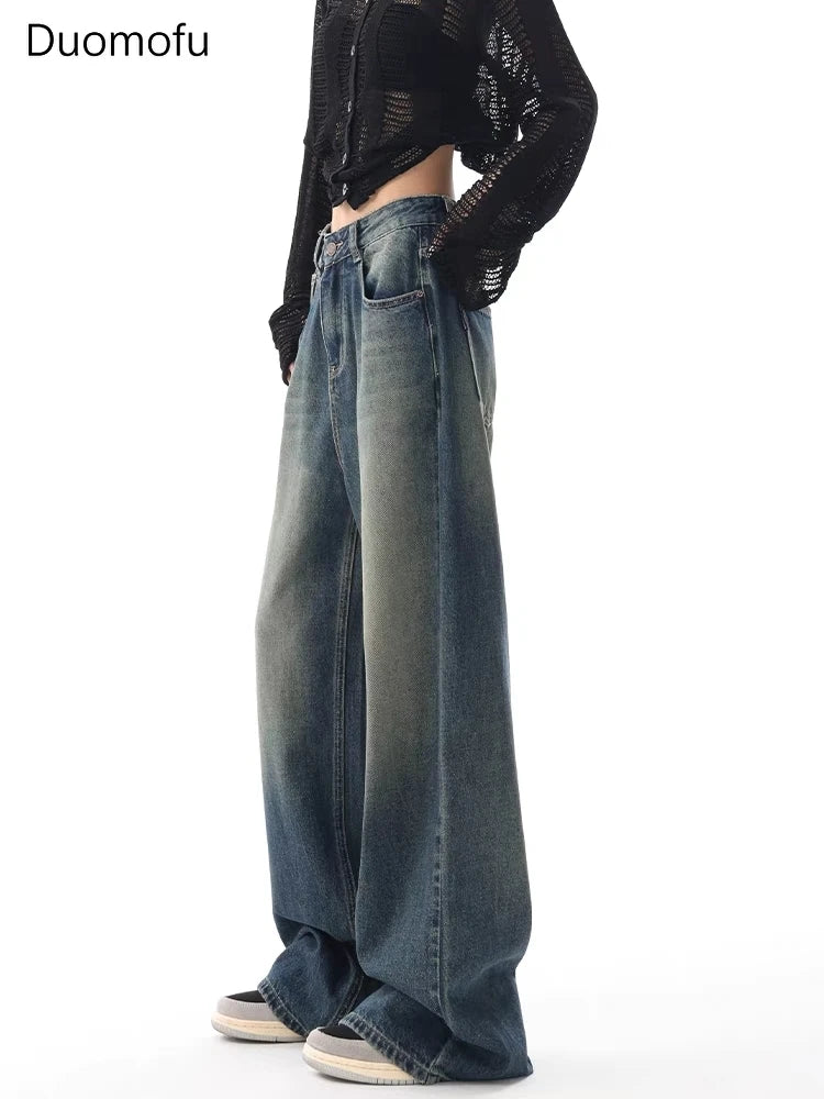 High Waisted Jeans Baggy - Wicked Vixsin